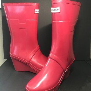 Hunter rain boots (Kids size 4)